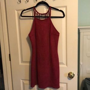 Urban Outfitters Suede Bodycon Dress